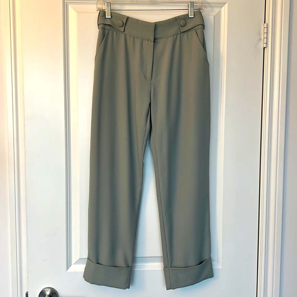 Tapered Ankle Pants- Mint Green